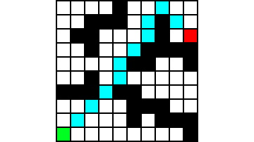 Screenshot of A* Maze Solver