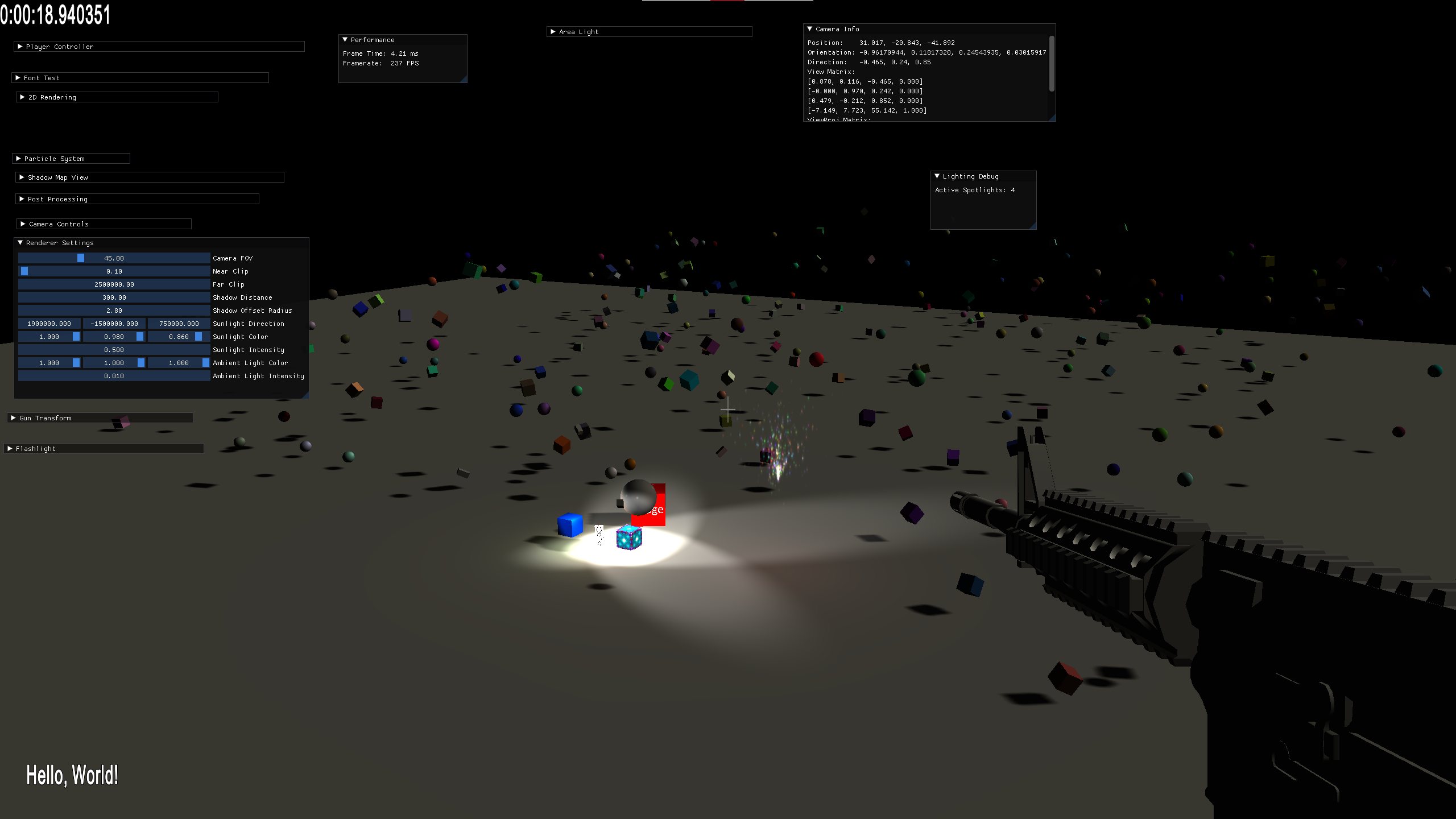 Screenshot of Vulkan Game Project